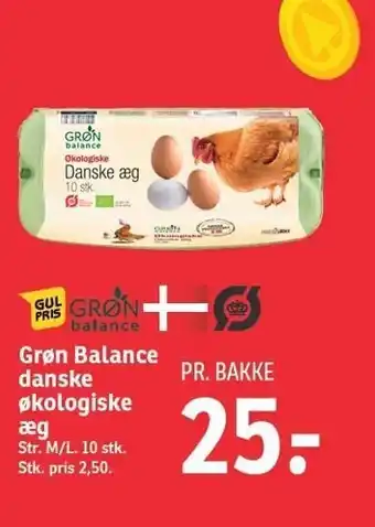 SPAR Danske øko æg tilbud