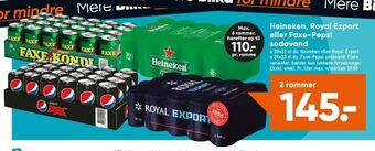 Bilka Heineken, Royal Export eller Faxe-Pepsi sodavand tilbud