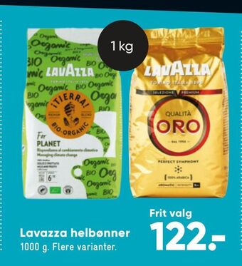 Bilka Lavazza helbønner tilbud