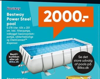 Bilka Bestway Power Steel pool tilbud