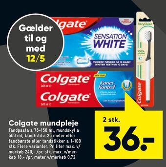 Colgate mundpleje