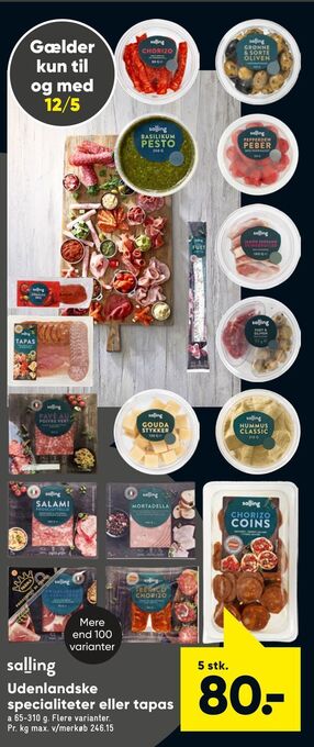 Bilka Udenlandske specialiteter eller tapas tilbud