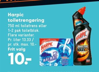 Harpic toiletrengøring