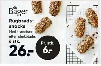 Rugbrøds snacks