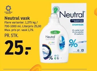 Neutral vask