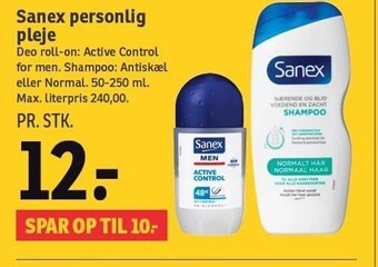 Sanex personlig pleje