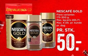 MENY Nescafé gold tilbud