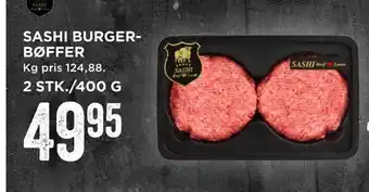 MENY Sashi burger­ bøffer 2 stk./400 g tilbud