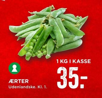 MENY ÆRTER tilbud