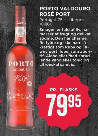 Porto valdouro rosé port