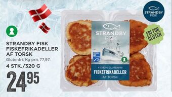 MENY Strandby fisk fiskefrikadeller af torsk tilbud