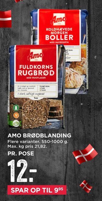 MENY Amo brødblanding tilbud