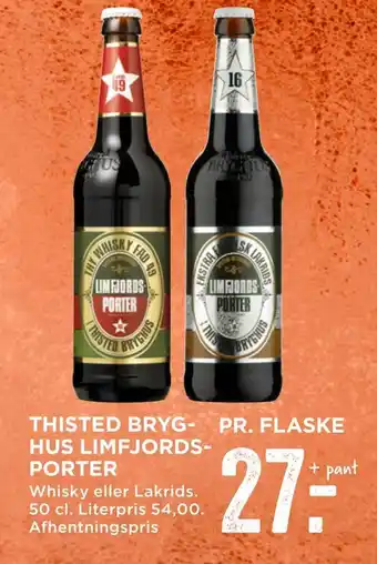 Thisted bryg­hus limfjords­ porter