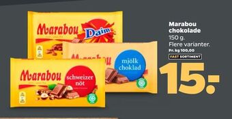 Netto Marabou chokolade tilbud