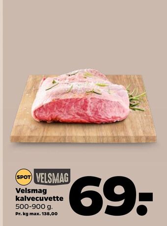Netto Velsmag Kalvecuvette 500-900 g tilbud