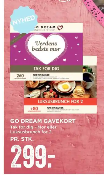 Go dream gavekort
