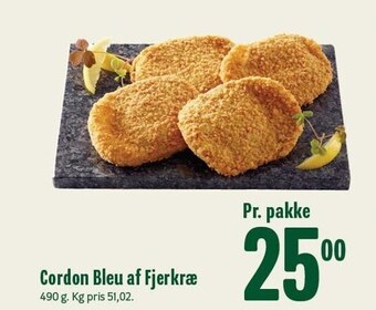 Cordon bleu af fjerkræ