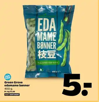 Netto Green Grove Edamame Bønner 400g tilbud