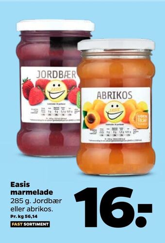 Netto Easis Marmelade 285 g tilbud