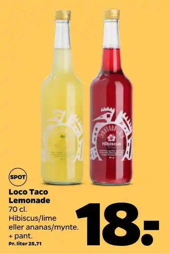Loco Taco Lemonade 70 l.