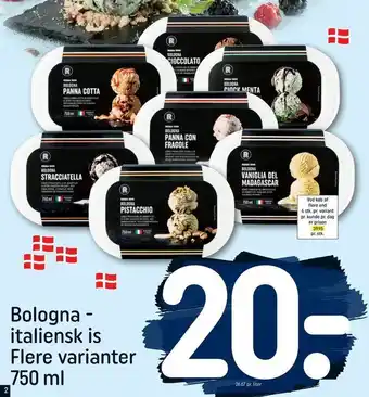 REMA 1000 Bologna - italiensk is 750 ml tilbud