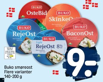 REMA 1000 Buko smøreost tilbud