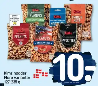 REMA 1000 Kims nødder tilbud