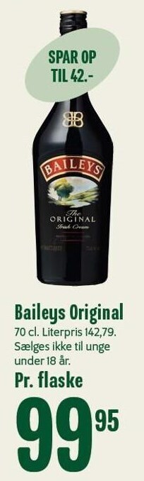Min Købmand Baileys original tilbud