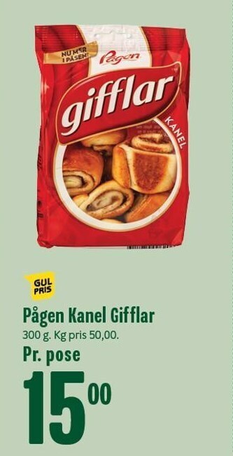 Pågen kanel gifflar