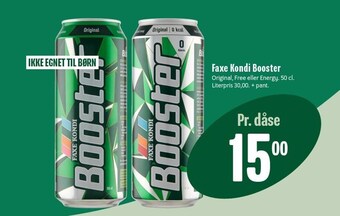 Min Købmand Faxe kondi booster tilbud