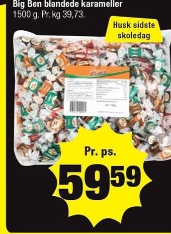 Calle Big Ben blandede karameller tilbud