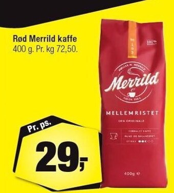 Calle Rød Merrild kaffe tilbud