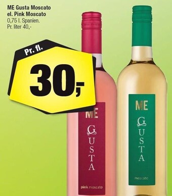 ME Gusta Moscato el. Pink Moscato
