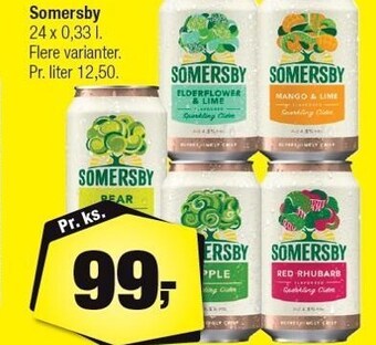 Calle Somersby 24x0,33 l. tilbud