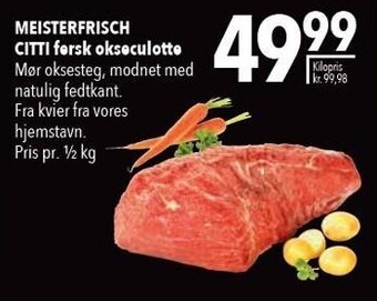Fersk okseculotte