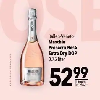 Citti Maschio Prosecco Rosé Extra Dry DOP tilbud
