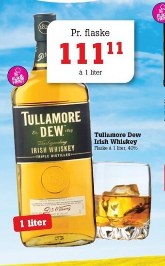 Poetzsch Padborg Tullamore Dew Irish whiskey tilbud