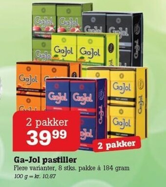 Poetzsch Padborg Ga-jol pastiller tilbud