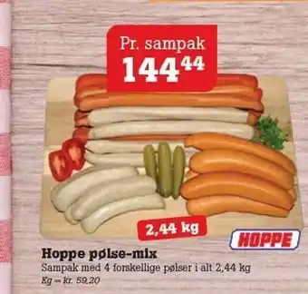 Poetzsch Padborg Hoppe pølse-mix tilbud