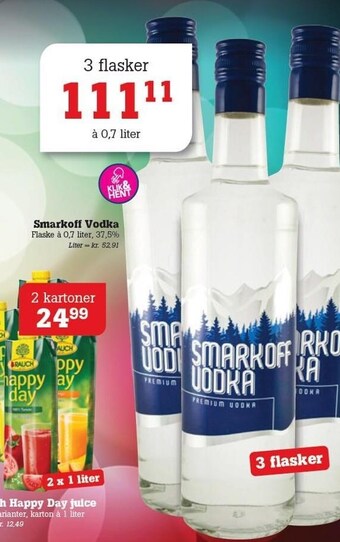 Poetzsch Padborg Smarkoff Vodka tilbud