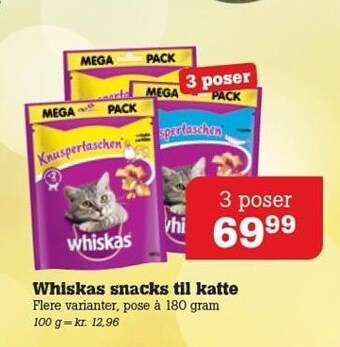 Poetzsch Padborg Whiskas snacks til katte tilbud