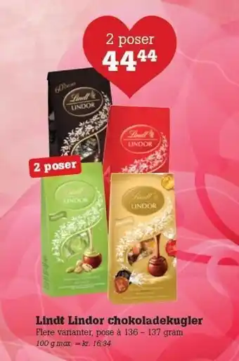 Lindt Lindor chokoladekugler