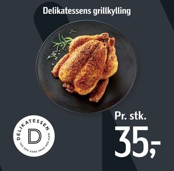 Føtex Delikatessens grillkylling tilbud