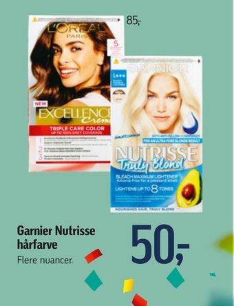Føtex Garnier Nutrisse hårfarve tilbud