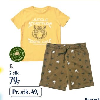 Føtex T-shirt eller shorts tilbud