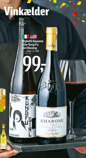 Føtex Righetti Amarone eller Kung Fu Girl Riesling tilbud