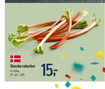 Føtex Danske rabarber tilbud