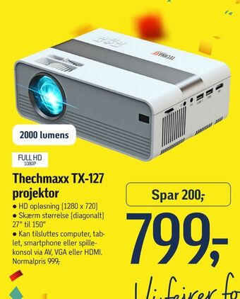 Thechmaxx TX-127 projektor