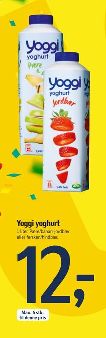 Føtex Yoggi yoghurt tilbud