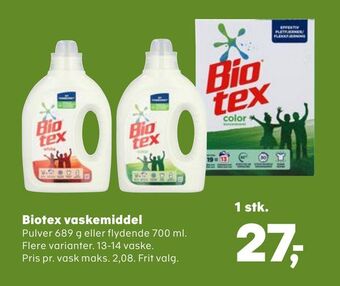 Biotex vaskemiddel